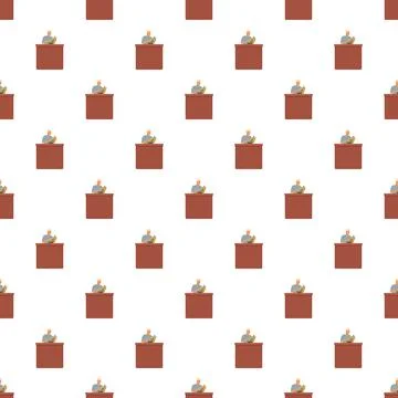 Chef cooking meal pattern for culinary wallpaper Stock Illustration