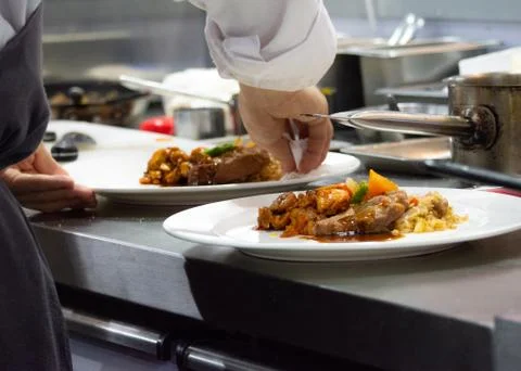 Chef cooking Stock Photos
