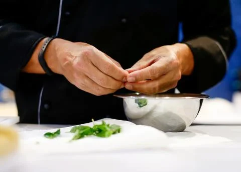 Chef cooking Stock Photos