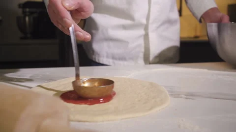 Chef Cooking Pizza. Baker Making Pizza. Prepares Delisious Food For Delivery. Vidéo 169877949