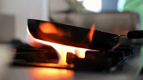 Chef Cooking In Restaurant Stock Footage 89690460