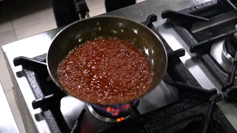 Chef Cooking Sauce Stock Footage 319950507