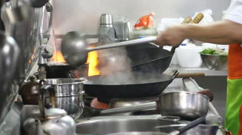 Chef is cooking.1 Stock-Footage 48646921