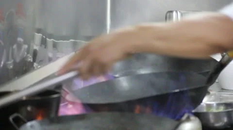 Chef is cooking.3 Stock Footage 48645441