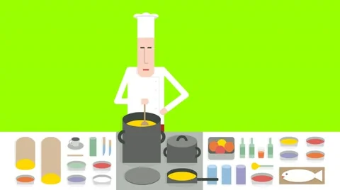 Chef cooks Vídeos de archivo 52602286