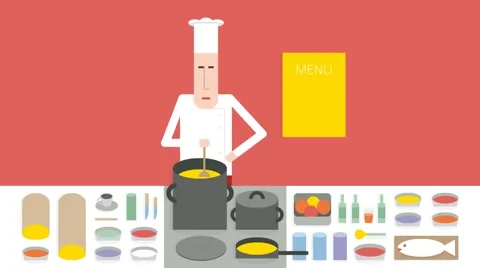 Chef cooks Vídeos de archivo 52602287