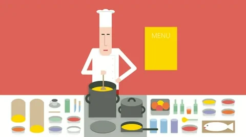 Chef cooks Vídeos de archivo 52603477