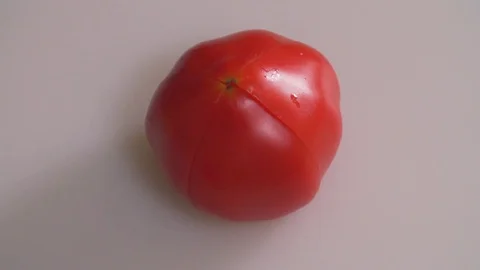 The chef cuts vegetables Stock Footage 83345269