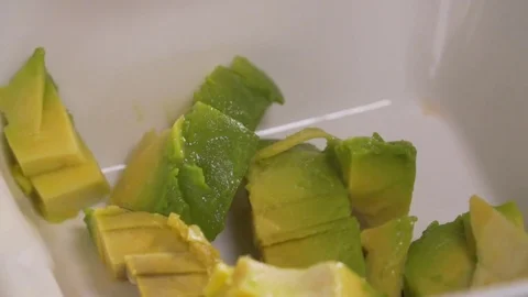 The chef cuts vegetables Stock Footage 83345522