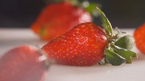 Chef cuts vegetables, peppers, tomato, avocado, healthy food Stock Footage 116684763