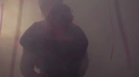 Chef dancing with a girl Video stock 64765723