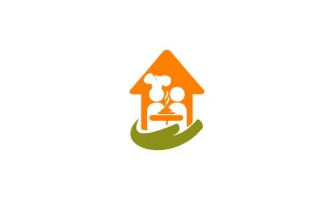 Chef date home service Stock-Illustration