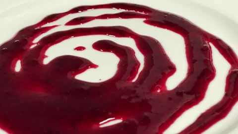 The chef decorates the plate with sauce Video stock 306803839