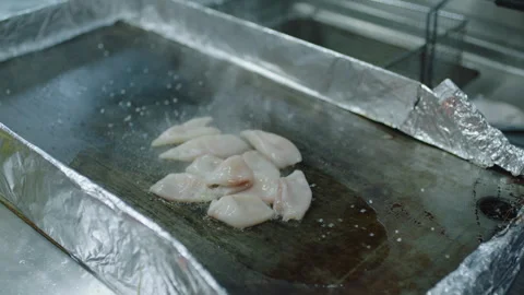 Chef doing his job in the kitchen Stock Footage 283011979