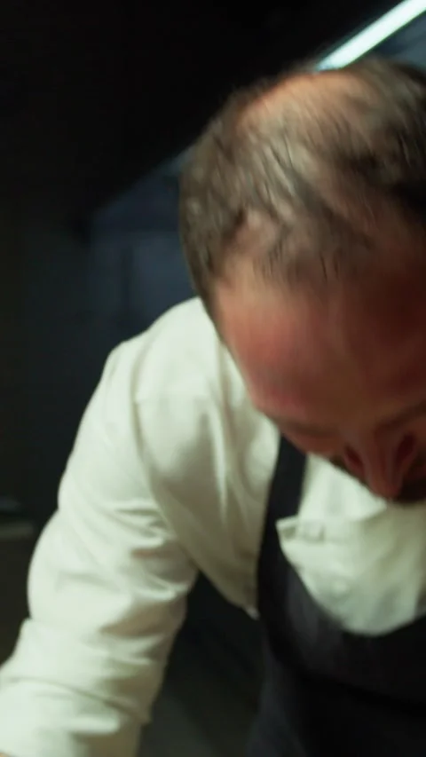 Chef Energetically Rolling Out the Pastry to Make Stuffed Cappellacci Food Video stock 278362537