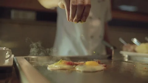 Chef flavouring Stock Footage 72426264
