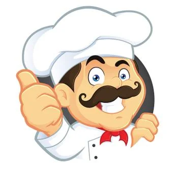 Chef Giving Thumbs Up Stock Illustration
