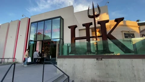 Chef Gordon Ramsay's Hell's Kitchen at Caesars Palace on the Las Vegas Strip. 動画素材 220691973