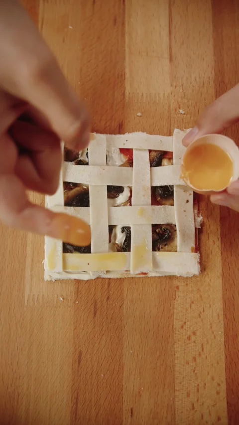 The Chef Greases with Egg Video stock 281086182