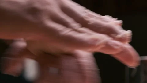 Chef hands doing make Chinese dumplings or steamed Chinese bun with minced pork. Stock Footage 167780915