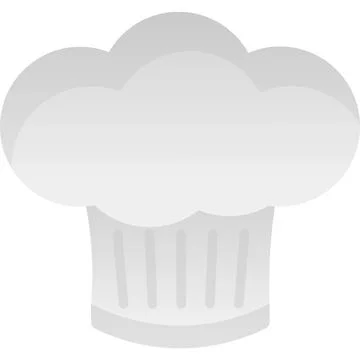 Chef hat icon cook cap vector kitchen cooker logo Stock Illustration