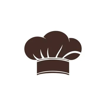 Chef hat icon design. Simple chef hat icon, perfect for culinary branding, .. Stock Illustration
