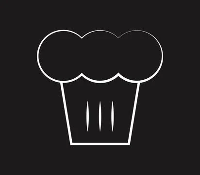 Chef hat icon illustrated in vector on white background chef hat icon illu... Stock Photos