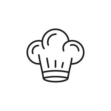 Chef Hat Icon Illustrazione stock