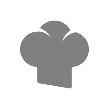 Chef hat icon logo design template isolated Stock Illustration