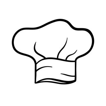 Chef hat Icon. Vector illustration outline Stock Illustration
