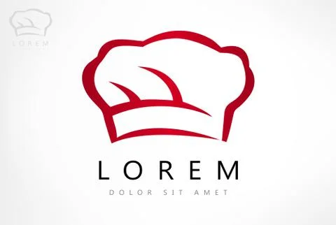 Chef hat logo Stock Illustration