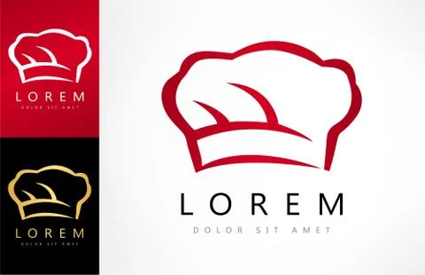 Chef hat logo Stock Illustration