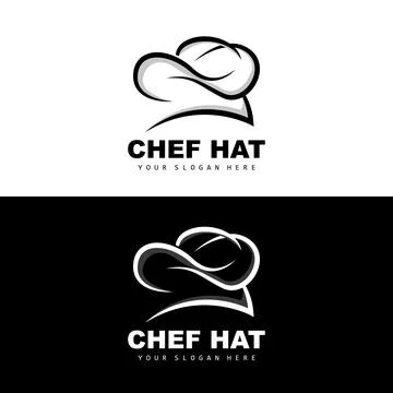 Chef Hat Logo, Restaurant Chef Vector, Design For Restaurant, Catering, Del.. Stock Illustration