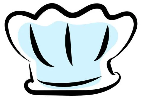 Chef hat logo Vector illustration Stock Illustration