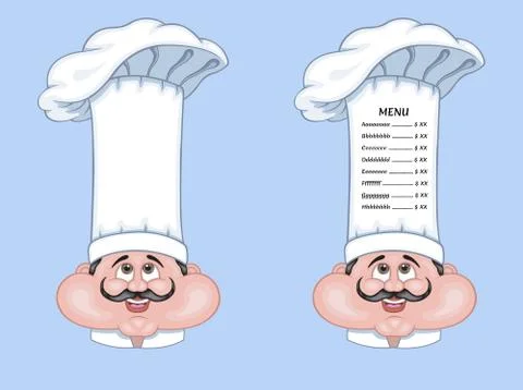 Chef Hat Menu Stock Illustration