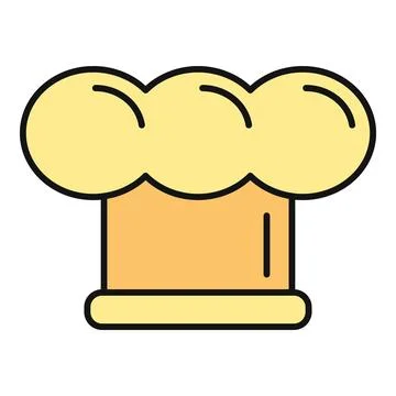 Chef hat representing cooking, baking, and culinary profession Stock Illustration