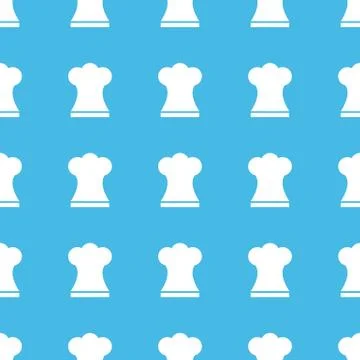 Chef hat straight pattern 스톡 일러스트