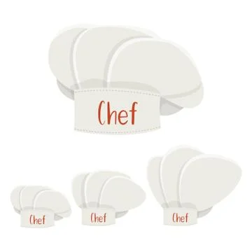 Chef hat vector design illustration isolated on white background Stock Illustration