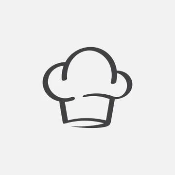 Chef hat vector icon Stock Illustration