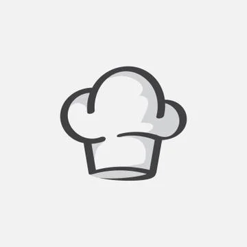 Chef hat vector icon Stock Illustration