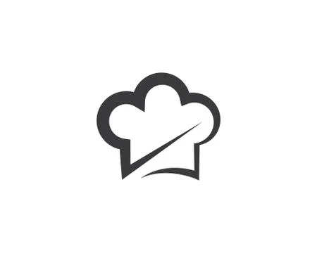 Chef hat vector icon illustration Stock Illustration