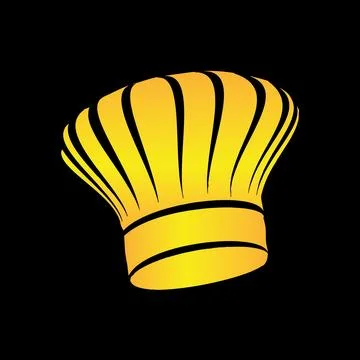 Chef hat Vector logo icon design Stock Illustration