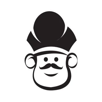 Chef head icon Illustrazione stock