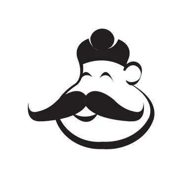 Chef head icon Stock-Illustration