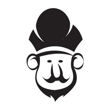 Chef head icon Stock Illustration