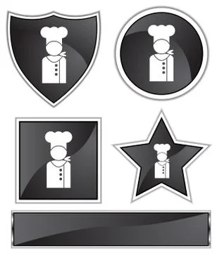 Chef icon Stock Illustration