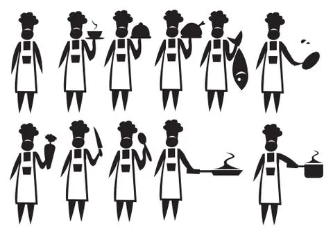 Chef icon Stock Illustration