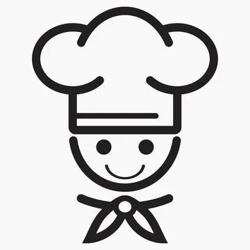 Chef icon. Stock Illustration