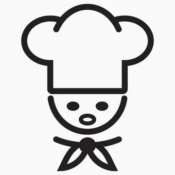 Chef icon. Stock Illustration