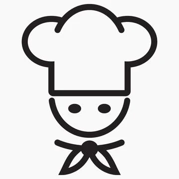 Chef icon. Stock Illustration